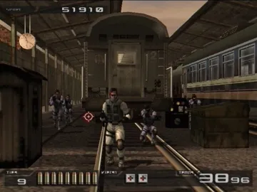 Time Crisis II screen shot game playing